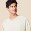Amazon Essentials Long Sleeve Shirt for Men, Regular-Fit Henley, Available in Big & Tall, Oatmeal Heather, 3X-Large view 4