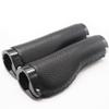 BBxunsless Mountain Bike Handlebar Lever Grips Vintage Handmade Leather Bike Grips Handlebar Inner Diameter 22.2mm Length 135mm for MTB BMX Mountain Bike (Black-A) view 4