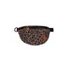 Revelry Amigo Waist Pack Hip Bag Small Exterior Trim, Brass Hardware for Men & Women Hip Bum Bag with WaterProof Zip Lock for Outdoors Workout Traveling Casual Running Hiking Cycling - Leopard view 2