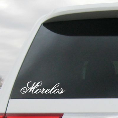 Kramer Morelos Mexico Sticker for Car Vinyl Decal Truck Window Vehicle Bumper Decal (8.5", White)