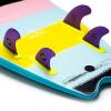 Catch Surf Ultra Hi-Perf Honyecomb Quad Surfboard Fin Set - Purple view 2