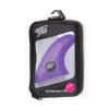 Catch Surf Ultra Hi-Perf Honyecomb Quad Surfboard Fin Set - Purple view 3