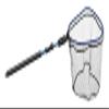 Ego S2 Slider Fishing Net, Ultimate Fishermens Tool Telescoping Handle, Replaceable Head, Salt & Freshwater, 29-60" Handle, 19x21 Inch Hoop view 1