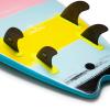 Catch Surf Ultra Hi-Perf Honyecomb Quad Surfboard Fin Set - Black view 2