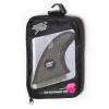 Catch Surf Ultra Hi-Perf Honyecomb Quad Surfboard Fin Set - Black view 3