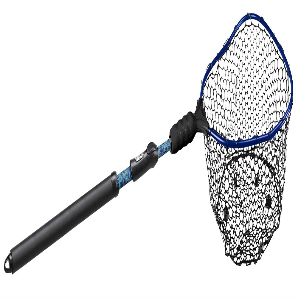Ego S2 Slider Fishing Net, Ultimate Fishermen Tools Telescoping Handle, Replaceable Head, Salt & Freshwater, 29-60" Handle, 17x19 Inch Hoop