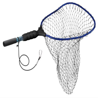 Ego S1 Slider Fishing Net, Ultimate Fishermens Tool Fixed Handle, Replaceable Head, Salt & Freshwater, 17x19 Inch Hoop