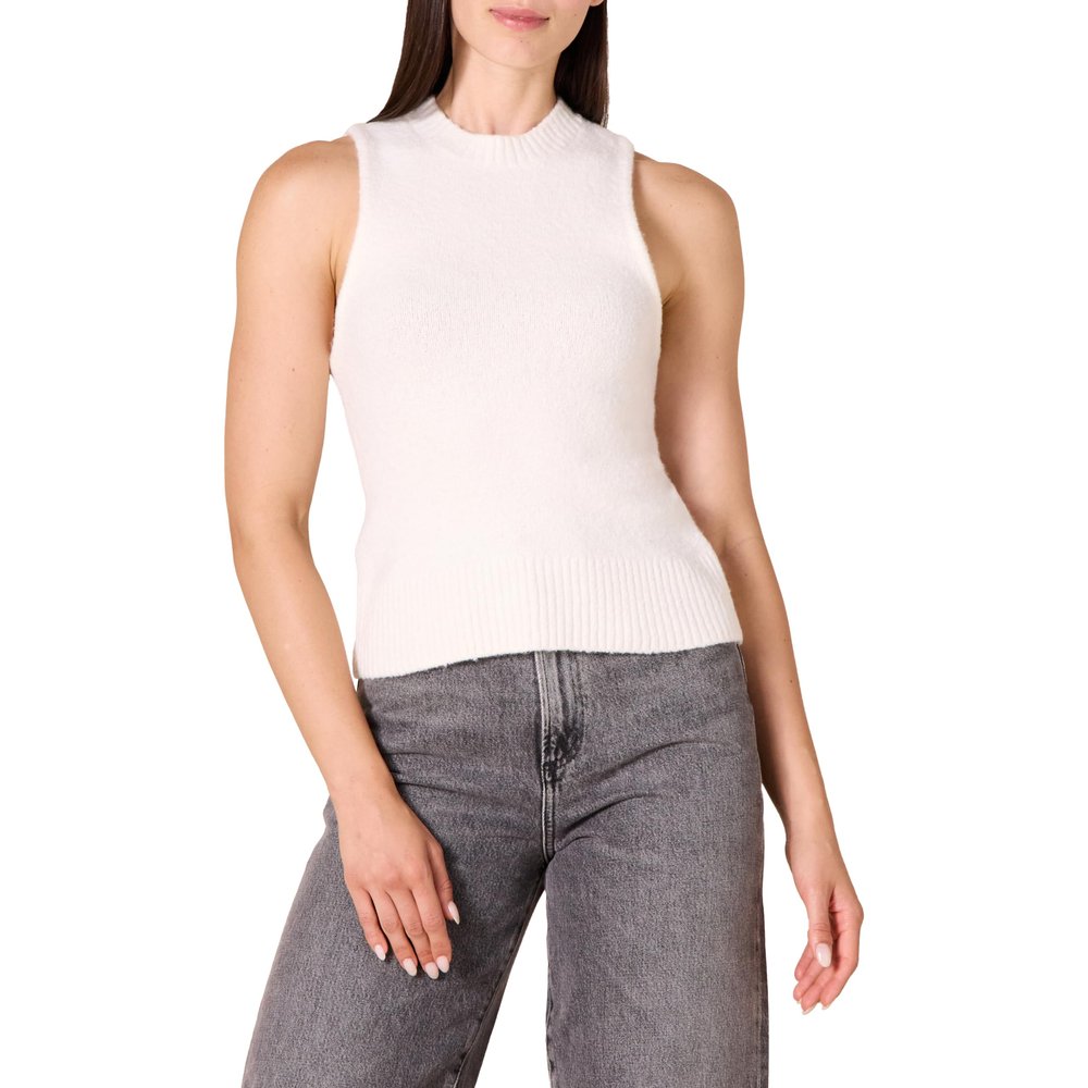 Amazon Essentials Women's Boucle Sweater Tank Top (Previously Daily Ritual), Ivory, XX-Large