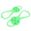 01 02 015 5 Teeth Ice Claw, Strong Grip 5 Teeth Ice Grips Cleats for Outdoor for Ice Fishing(Green, M) view 1