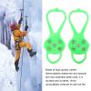 01 02 015 5 Teeth Ice Claw, Strong Grip 5 Teeth Ice Grips Cleats for Outdoor for Ice Fishing(Green, M) view 4