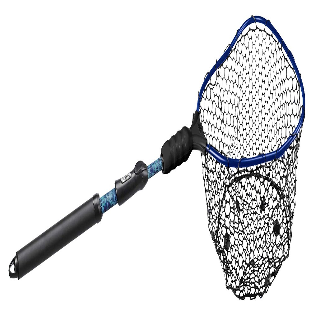 Ego S2 Slider Fishing Net, Ultimate Fishermens Tool Telescoping Handle, Replaceable Head, Salt & Freshwater, 18-36" Handle, 17x19 Inch Hoop