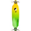 Joyride Ying Yang Drop Through Complete Longboard Skateboard -39 Green/Yellow Fade view 1