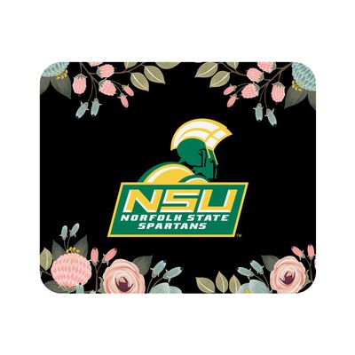 Mouse Pad, Fabric, Norfolk State University Standard/Floral Pink
