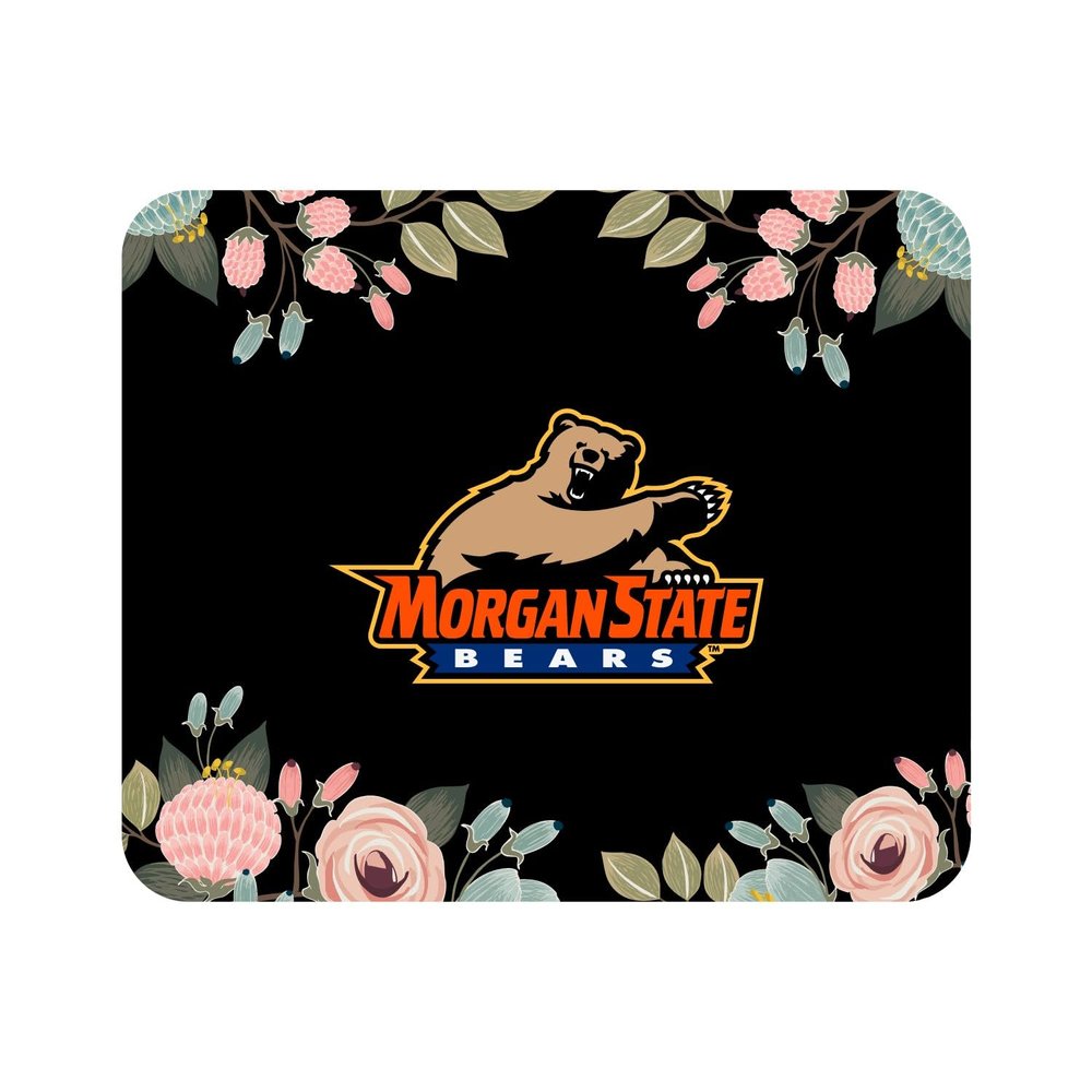 Mouse Pad, Fabric, Morgan State University Standard/Floral Pink