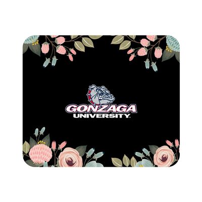 Mouse Pad, Fabric, Gonzaga University Standard/Floral Pink