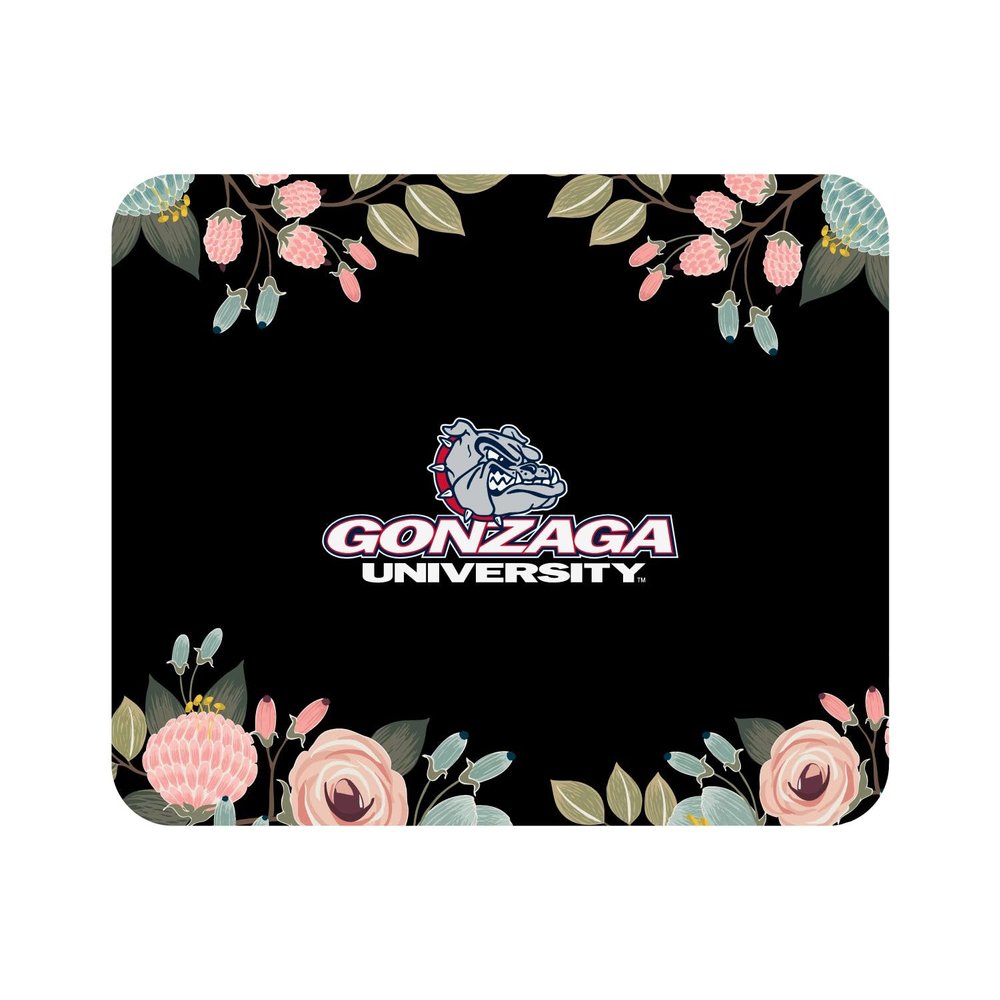 Mouse Pad, Fabric, Gonzaga University Standard/Floral Pink