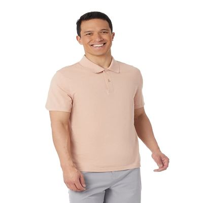 32 Degrees Mens Regular-Fit Short Sleeve Cotton Pique Polo Shirt, English Tea, XX-Large