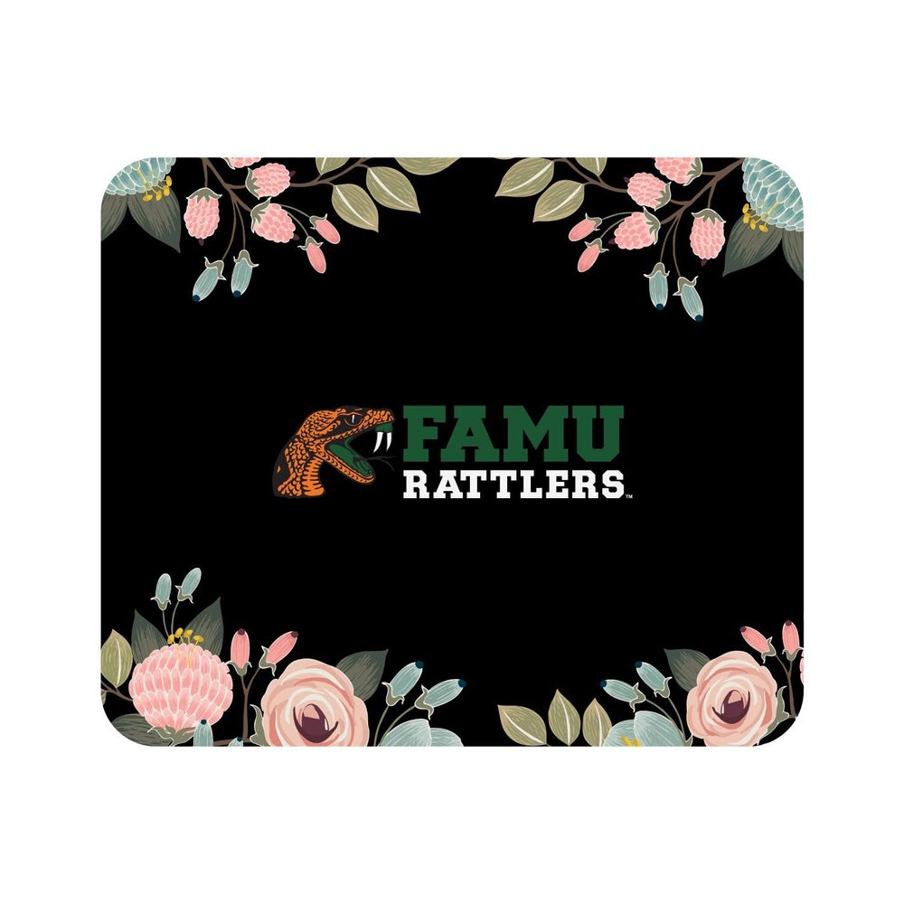 Mouse Pad, Fabric, Florida A&M University Standard/Floral Pink