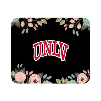 Mouse Pad, Fabric, University of Nevada - Las Vegas Standard/Floral Pink