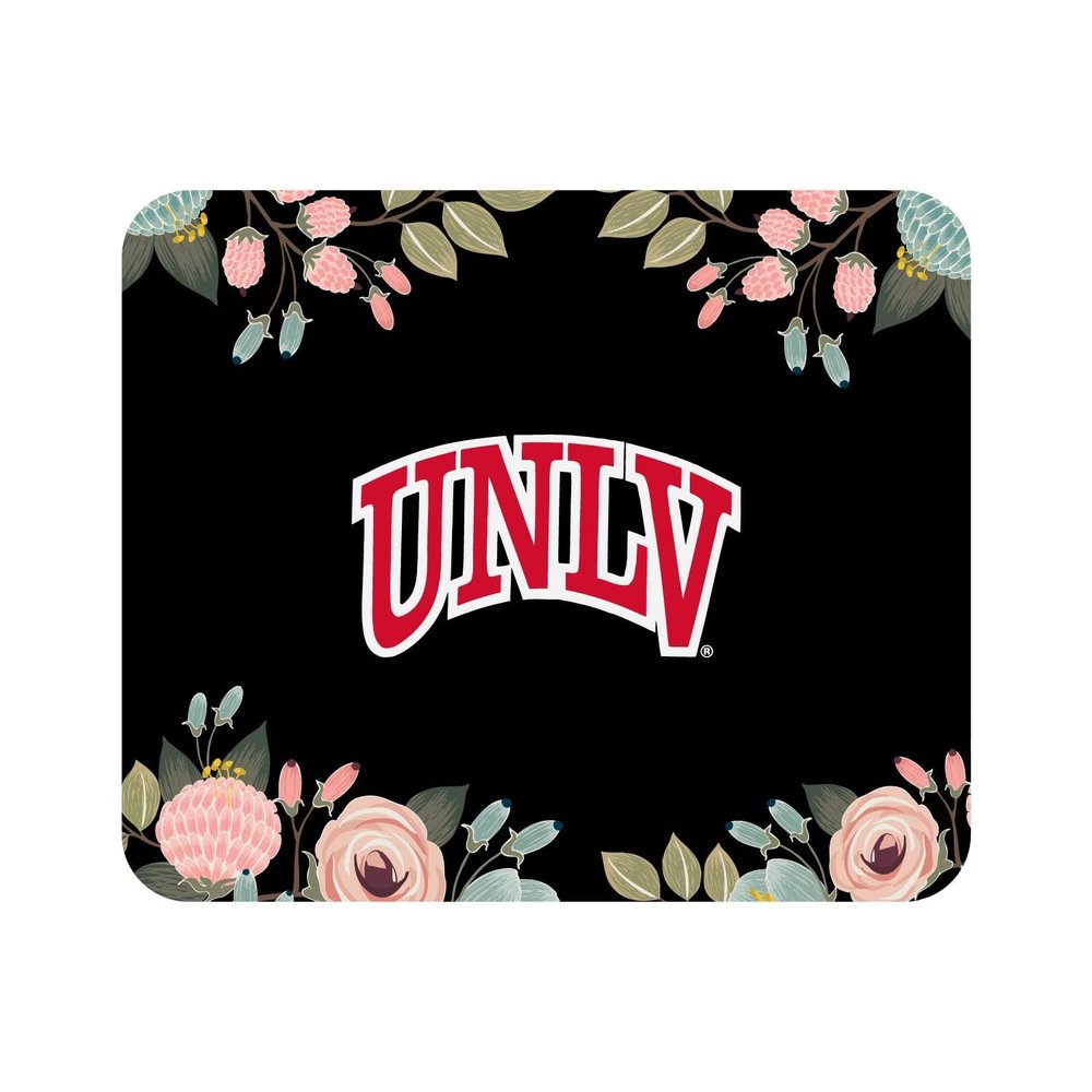 Mouse Pad, Fabric, University of Nevada - Las Vegas Standard/Floral Pink