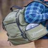 Discology Disc Golf IZZO Bag - Disc Golf Backpack - 28+ Disc Capacity - Large Storage Capacity - Durable, Water and Tear Resistant - Pro Quality Built to Last - (Green/Black) view 4