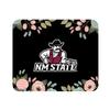 Mouse Pad, Fabric, New Mexico State University Standard/Floral Pink view 1