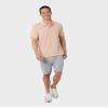 32 Degrees Mens Regular-Fit Short Sleeve Cotton Pique Polo Shirt, English Tea, Small view 2