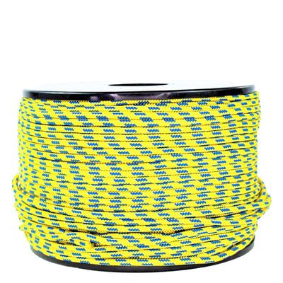 ARMBURY Climbing Accessory Cords - Multipurpose Lines for Mountaineering Camping Hiking Fishing Outdoor Recreation Lightweight Durable Cords for Rescue Survival and Everyday Use - 4mm x 100ft, Yellow