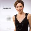 BERRICLE Imitation Pearl Statement Fashion Curb Chain Necklace for Women 16 inch, Rose Gold Flashed view 4