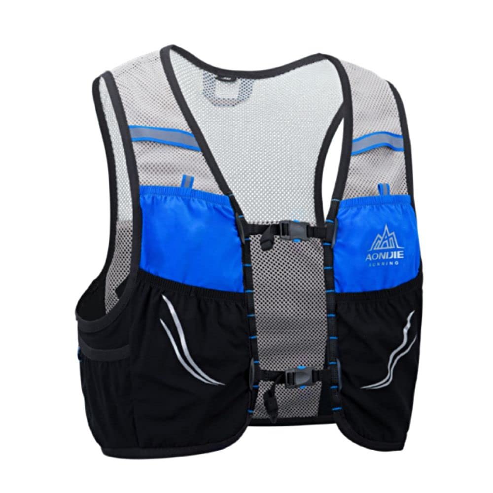 2.5L Hydration Backpack Vest Running Race Vest Breathable Lightweight Pack for Cycling Hiking Camping (Black, S/M)