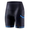 Synergy Women's Race Wide Band Tri Shorts (Black/Ocean, XX-Large) view 1