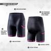 Synergy Women's Race Wide Band Tri Shorts (Black/Ocean, XX-Large) view 3