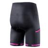 Synergy Women's Race Wide Band Tri Shorts (Black/Hot Pink, XX-Large) view 3