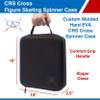CRS Cross Figure Skating Spinner. Off Ice Spinning Training Aid for Ice Skaters, Gymnastics, Dance and Ballet. Metal 8 Inch Spin Trainer for Any Flat Surface. (Spinner Case) view 3
