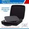 CRS Cross Figure Skating Spinner. Off Ice Spinning Training Aid for Ice Skaters, Gymnastics, Dance and Ballet. Metal 8 Inch Spin Trainer for Any Flat Surface. (Spinner Case) view 4