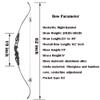 62 Inch Archery ILF Takedown Recurve Bow 20-50 Lbs Competition Athletic Bow with Bamboo Core Limb American Hunting Bow Right Handed Bow for Hunting Target Shooting (40 lbs) view 2