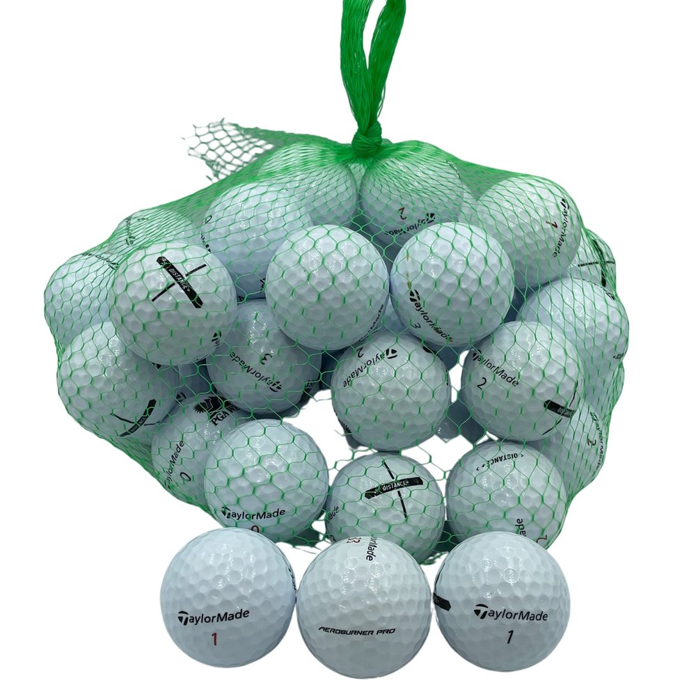 Golf Ball Planet 50 Pack Used Golf Balls for Taylormade (5A / Mint, White)