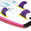 Catch Surf Ultra Hi-Perf Honyecomb Tri Surfboard Fin Set - Purple view 2