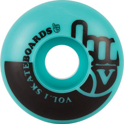 Universo Brands Vol.1 No.1 52mm Teal/Black Skateboard Wheels (Set of 4)