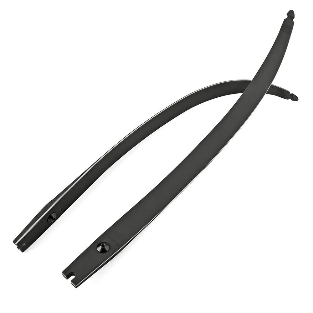 AMEYXGS 62 Inch Archery ILF Limbs Recurve Bow Limbs 20-50 Lbs Form Core Fiber Glass Target Bow Limbs Compatible for 19 Riser (25 lbs)