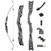 AMEYXGS 62 Inch Archery ILF Takedown Recurve Bow 20-50 Lbs Competition Athletic Bow with Bamboo Core Limb American Hunting Bow Right Handed Bow for Hunting Target Shooting (20 lbs) view 1