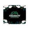 Mouse Pad, Fabric, Binghamton University Standard/Floral White view 1