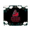 Mouse Pad, Fabric, California State University - Northridge Standard/Floral White view 1