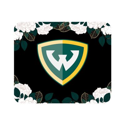 OTM Essentials Wayne State University Standard Fabric Mouse Pad, Desk Accessories, Standard Fabric Gaming Mouse Pad, Floral Florals & Nature
