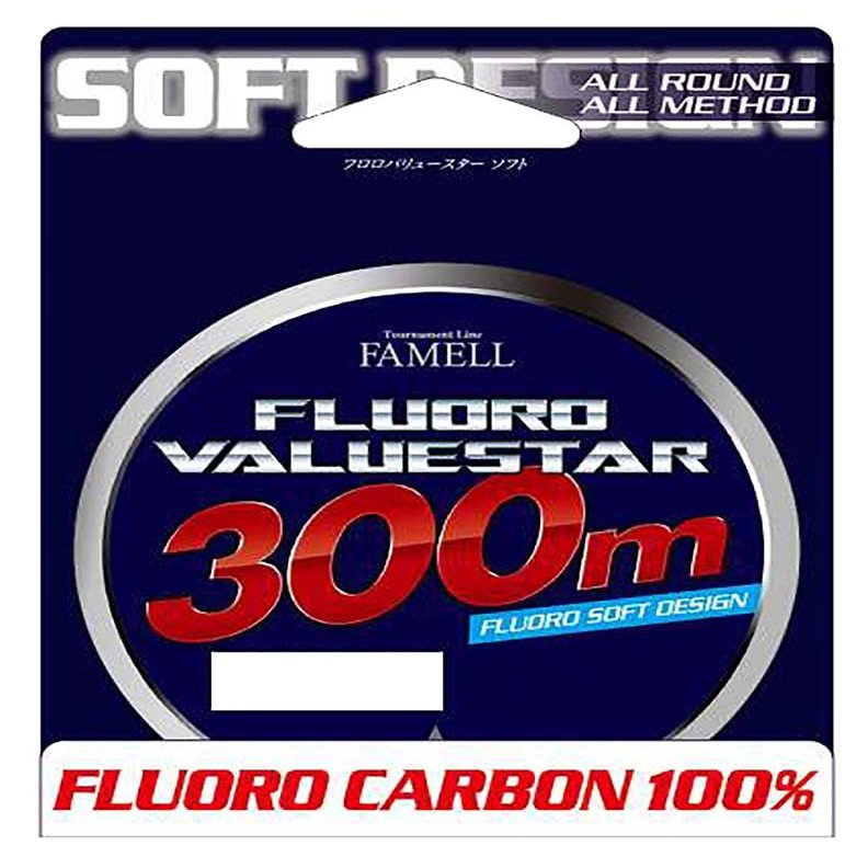 Yamatoyo Fluoro Value Star 984.1 ft (300 m), Clear, No. 2.5 (10 LB)