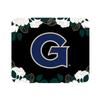 Mouse Pad, Fabric, Georgetown University Standard/Floral White view 1