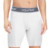 Youper Youth Elite Compression Padded Sliding Shorts w/Cup Pocket for Baseball, Football (White/Grey, Medium) view 2