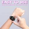 Focwony Non-Bluetooth Led Fitness Tracker Watch,Digital Pedometer Watch,with Step Counting/Distance/Calories/Stopwatch/Alarm Clock, Great Gift for Kids Teens Girls Boys Xmas(Square- Purple) view 3
