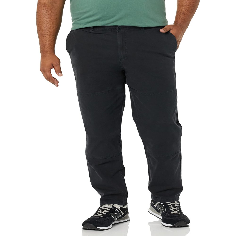 Amazon Essentials Men's Stretch Canvas Double Knee Utility Work Pant (Previously Goodthreads), Black, 31W x 30L
