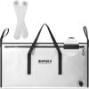 Buffalo Gear Insulated Fish Cooler Bag 40x18In,Leakproof Fish Kill Bag with 2 Reusable Cooler Ice Packs Large Portable Waterproof Fish Bag Keep Ice-cold More than 48 Hours (Watertight Zipper) view 1